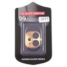 For iPhone 11 Rear Camera Lens Protective Lens Film Cardboard Style(Gold) - 5