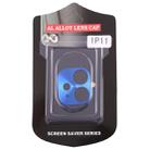 For iPhone 11 Rear Camera Lens Protective Lens Film Cardboard Style(Blue) - 5