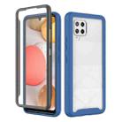 For Samsung Galaxy A42 5G Starry Sky Full Body Hybrid Shockproof Phone Case(Royal Blue) - 1