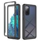 For Samsung Galaxy S20 FE Starry Sky Full Body Hybrid Shockproof Phone Case(Black) - 1