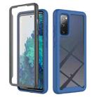 For Samsung Galaxy S20 FE Starry Sky Full Body Hybrid Shockproof Phone Case(Royal Blue) - 1