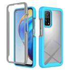 For Xiaomi Mi 10T Pro 5G Starry Sky Full Body Hybrid Shockproof Phone Case(Sky Blue) - 1