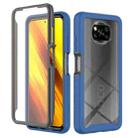 For Xiaomi Poco X3 NFC Starry Sky Full Body Hybrid Shockproof Phone Case(Royal Blue) - 1