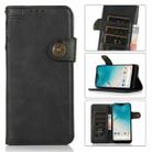 For Xiaomi Mi 11 Lite 4G / 5G KHAZNEH Dual-Splicing Cowhide Texture Horizontal Flip Leather Case with Holder & Card Slots & Wallet & Photo Frame & Lanyard(Black) - 1