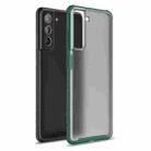 For Samsung Galaxy S21 FE Four-corner Shockproof TPU + PC Protective Case(Green) - 1