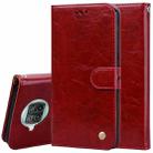 For Xiaomi Mi 10T Lite 5G Business Style Oil Wax Texture Horizontal Flip Leather Case with Holder & Card Slots & Wallet(Red) - 1