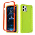 For iPhone 12 mini Diamond Texture 360 Degree All-inclusive Shockproof Skidproof TPU Case (Green) - 1