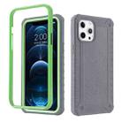 For iPhone 12 mini Diamond Texture 360 Degree All-inclusive Shockproof Skidproof TPU Case (Grey) - 1