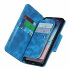 For Asus ROG Phone 5 / 5 Pro / 5 Ultimate Crazy Horse Texture Magnetic Buckle Horizontal Flip Leather Case with Holder & 6-Card Slots & Wallet(Blue) - 6