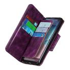 For Asus ROG Phone 5 / 5 Pro / 5 Ultimate Crazy Horse Texture Magnetic Buckle Horizontal Flip Leather Case with Holder & 6-Card Slots & Wallet(Purple) - 6