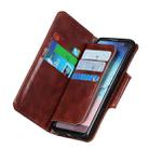 For Asus ROG Phone 5 / 5 Pro / 5 Ultimate Crazy Horse Texture Magnetic Buckle Horizontal Flip Leather Case with Holder & 6-Card Slots & Wallet(Brown) - 6