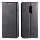 For OnePlus 7 Pro AZNS Retro Texture Magnetic Horizontal Flip PU Leather Case with Holder & Card Slots & Photo Frame(Black) - 1