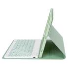 YT098B Detachable Candy Color Skin Feel Texture Round Keycap Bluetooth Keyboard Leather Case For iPad Air 4 10.9 2020 / Air 5 10.9 2022 (Light Green) - 5