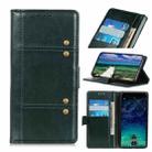 For Motorola Moto G50 Peas Crazy Horse Texture Horizontal Flip Leather Case with Holder & Card Slots & Wallet(Green) - 1