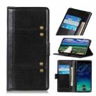 For OPPO A54 4G Peas Crazy Horse Texture Horizontal Flip Leather Case with Holder & Card Slots & Wallet(Black) - 1