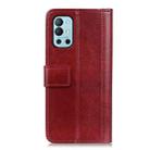 For OnePlus 9R Peas Crazy Horse Texture Horizontal Flip Leather Case with Holder & Card Slots & Wallet(Red) - 3