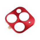 For iPhone 11 Pro Rear Camera Lens Protective Lens Film Small White Box(Red) - 2