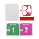 For iPhone 11 Pro Rear Camera Lens Protective Lens Film Small White Box(Pink) - 4