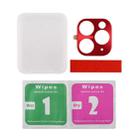 For iPhone 11 Pro Max Rear Camera Lens Protective Lens Film Small White Box(Red) - 4