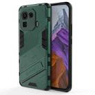 For Xiaomi Mi 11 Pro Punk Armor 2 in 1 PC + TPU Shockproof Case with Invisible Holder(Green) - 1