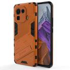 For Xiaomi Mi 11 Pro Punk Armor 2 in 1 PC + TPU Shockproof Case with Invisible Holder(Orange) - 1