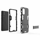 For OnePlus 9R Shockproof PC + TPU Protective Case with Hidden Holder(Black) - 4