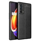 For OPPO Realme X7 Pro Ultra Litchi Texture TPU Shockproof Case(Black) - 1