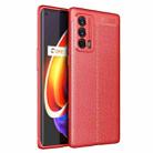 For OPPO Realme X7 Pro Ultra Litchi Texture TPU Shockproof Case(Red) - 1