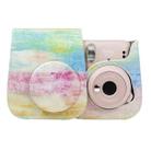 Painted Series Camera Bag with Shoulder Strap for Fujifilm Instax mini 11(Oil Paint) - 1