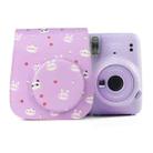 Painted Series Camera Bag with Shoulder Strap for Fujifilm Instax mini 11(Fruit Animal) - 1