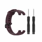 For Amazfit T-Rex Pro / Amazfit T-Rex Silicone Watch Band with Dismantling Tools, One Size(Purple) - 1