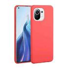 For Xiaomi Mi 11 Candy Color TPU Case(Red) - 1