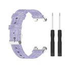 For Amazfit T-Rex Pro / Amazfit T-Rex Nylon Canvas Watch Band with Dismantling Tools, One Size(Purple) - 1