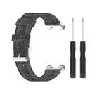 For Amazfit T-Rex Pro / Amazfit T-Rex Nylon Canvas Watch Band with Dismantling Tools, One Size(Grey) - 1