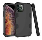 Contrast Color Silicone + PC Shockproof Case For iPhone 11 Pro(Black) - 1