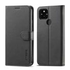 For OPPO Realme C21 / C20 LC.IMEEKE Calf Texture Horizontal Flip Leather Case, with Holder & Card Slots & Wallet(Black) - 1