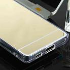For Samsung Galaxy S21 Ultra 5G TPU + Acrylic Luxury Plating Mirror Phone Case Cover(Gold) - 4