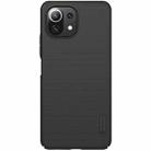 For Xiaomi Mi 11 Lite 5G / 4G NILLKIN Frosted Concave-convex Texture PC Protective Case(Black) - 2