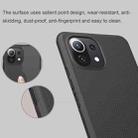 For Xiaomi Mi 11 Lite 5G / 4G NILLKIN Frosted Concave-convex Texture PC Protective Case(Black) - 6