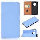 For Huawei Mate 30 Solid Color Magnetic Horizontal Flip Leather Case with Card Slot & Holder(Blue) - 1