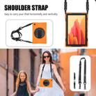 For Samsung Galaxy Tab A7 10.4 2020 T500 / T505 Shockproof Colorful Silicone + PC Protective Case with Holder & Shoulder Strap & Hand Strap(Orange) - 7