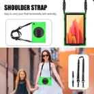 For Samsung Galaxy Tab A7 10.4 2020 T500 / T505 Shockproof Colorful Silicone + PC Protective Case with Holder & Shoulder Strap & Hand Strap(Green) - 7