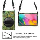 For Samsung Galaxy Tab A 10.1 (2019) T515 / T510 Shockproof Colorful Silicone + PC Protective Case with Holder & Shoulder Strap & Hand Strap(Camouflage) - 6