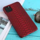 For iPhone 11 Pro Max Snakeskin Texture Paste Skin PC Protective Case(Red) - 1