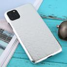 For iPhone 11 Pro Max Snakeskin Texture Paste Skin PC Protective Case(Silver) - 1