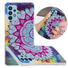 For Samsung Galaxy A32 4G Luminous TPU Protective Case(Half-flower) - 1