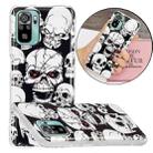 For Xiaomi Redmi Note 10 4G Luminous TPU Protective Case(Skull) - 1