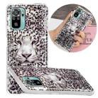 For Xiaomi Redmi Note 10 4G Luminous TPU Protective Case(Leopard Tiger) - 1