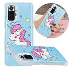 For Xiaomi Redmi Note 10 Pro Luminous TPU Protective Case(Star Unicorn) - 1