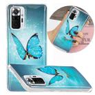 For Xiaomi Redmi Note 10 Pro Luminous TPU Protective Case(Butterfly) - 1